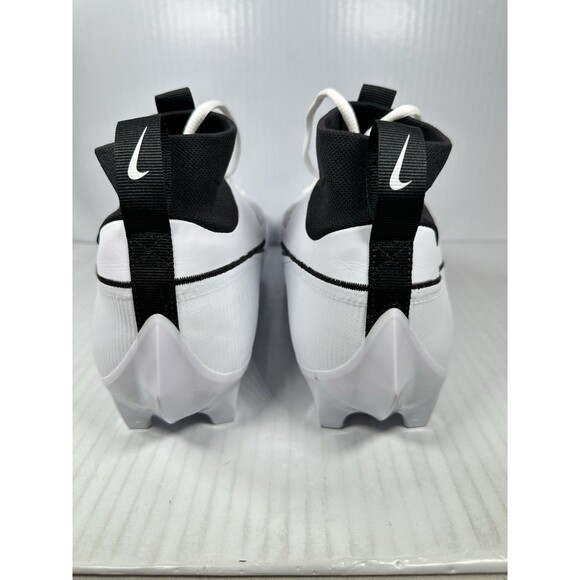 Size 15 Wide Nike Vapor Edge Pro 360 2 Carbon Football Cleats Mens White Black - Picture 5 of 7